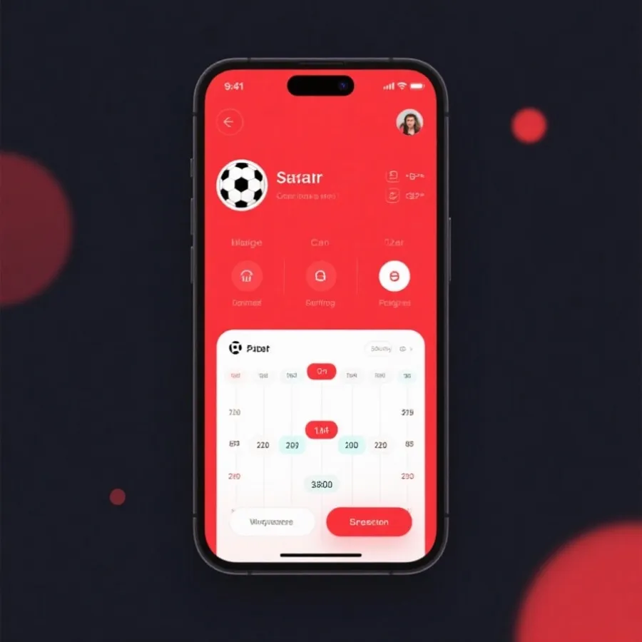 世界盃App與賽程介面示意