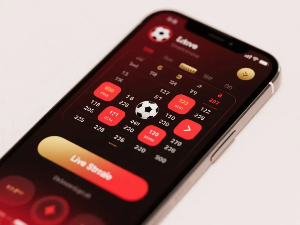 世界盃 App 與直播入口示意圖